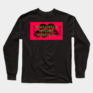 HHN 2020 face mask design B Long Sleeve T-Shirt